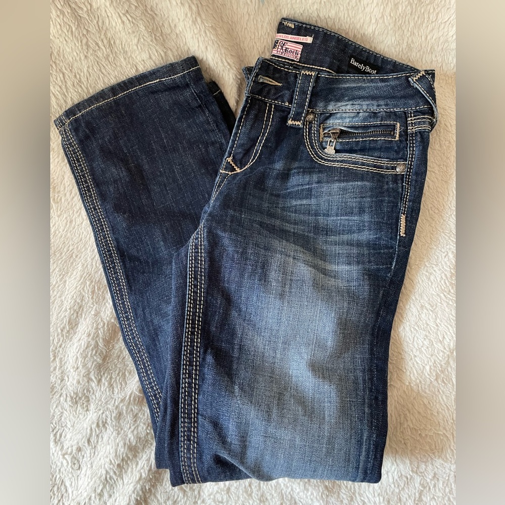 Express ReRock jeans barely boot.  Size 6R